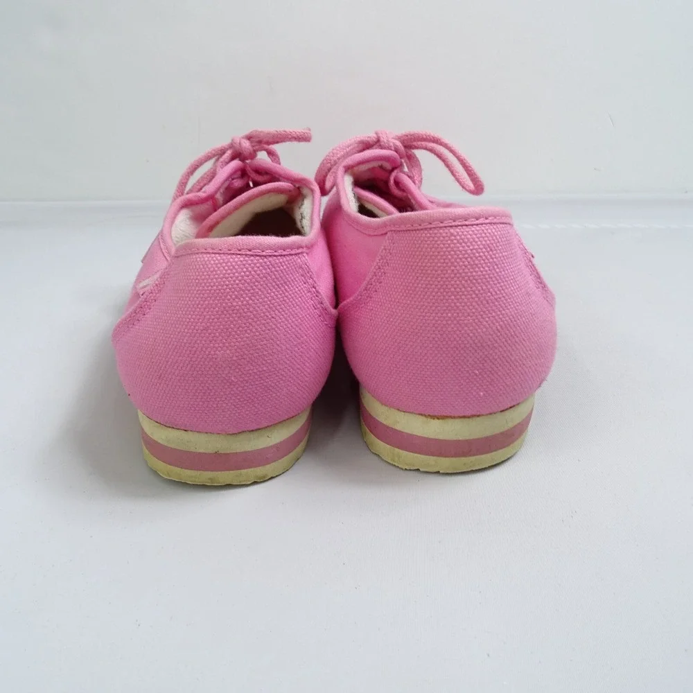 Vintage Nike 80s Women's Size 7.5 Sunburst Canvas Pink‎ Terry Inside Retro